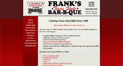 Desktop Screenshot of franksbbq.com